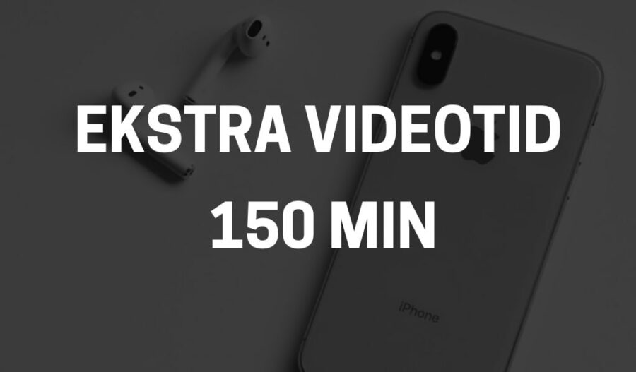 Ekstra Videotid 150 minutter